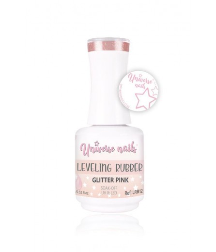Leveling rubber GLITTER PINK